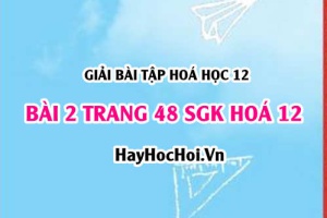 Giải bài 2 trang 48 SGK Hoá 12: Tính chất hoá học của Amino Axit